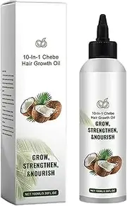 Crown Naturale 10 N 1 Chebe Hair Growth,Hair Growth Deep Moisturizing, Non Greasy Chebe Powder, Healthy Hair Growth Enhances Shine, Reduces Breakage, Increases Hair Density,1pcs