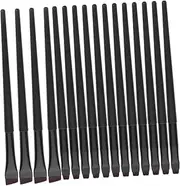 Ipetboom 16Pcs Eye Makeup Brush Precision Eyeliner Brushes for Women Includes Flat Angled Brushes for Detailed Eye Makeup Application
