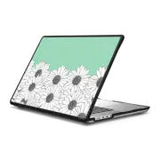 MacBook Pro 16-inch (M1 - M4) Impact Case Daisy Boarder Mint