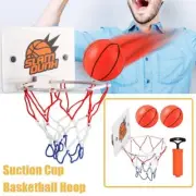 Mini Basketball Hoop Net Indoor Over the Door Backboard Set Game Pump With J5P4