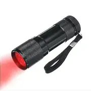 670nm 9led Deep Red Light Flashlight Against Deteriorating Eyesight Red Torch