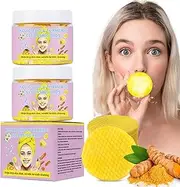 Kojic Acid & Turmeric Cleansing Pads - 100 Facial Cleansing Wipes with Vitamin C & B5 for Brightening, Exfoliating, Hydration & Gentle Dead Skin Removal | Hypoallergenic, Dermatologist-Tested