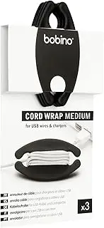 Cord Wrap & Organizer | Desk Cable Management | Medium 3 Pack