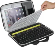 Travel Case for Logitech K480 Bluetooth Multi-Device Keyboard Storage Carry Bag