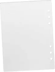 FUNNETOYU Elegant Frosted Acrylic Binder Cover Replaceable Notebook Planner Planner for School Office Home