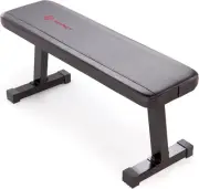 Flat Utility Weight Bench for Home Gym Weight Training and Ab Exercises