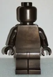 Lego Inspired 7.25" Resin Minifigure Sculpture in Bronze Finish Handmade in UK