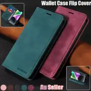 For iPhone 16 16e 15 14 13 12 11 Pro Max XR 8Plus Leather Wallet Case Flip Cover