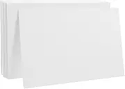 COOPHYA 25pcs Heavyweight Blank White Cards for DIY Crafting Writable and Printable Table Number Cards Textured Cardstock for Weddings Restaurants Conferences