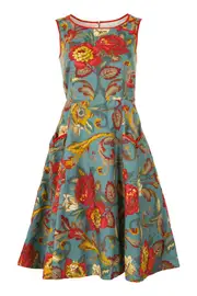 Oriental High Tea Dress--ELI-EAW118