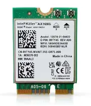 Killer Series for Intel AX1690i WiFi 6E Gaming Adapter Upgrade | CNVio2 M.2 W...