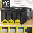 Gardeon Outdoor Storage Box Lockable Garden Deck Shed Tool Organiser 270L/290L