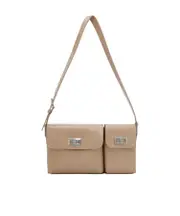 Billy double compartment underarm bag One size Nude