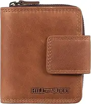 [Hill Burry] Unisex Genuine Leather Wallet, Robust Workmanship and Excellent Handling, Professional Wallet, Many Compartments