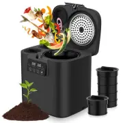 POWIFY Electric Compost Bin Kitchen 4L Capacity Composter Bins Outdoor Indoor...