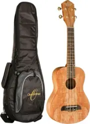 Oscar Schmidt Acoustic Concert Ukulele , Satin Spalted Maple, Gigbag, OU8K