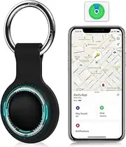 [ICOO] AirTags,Tracker Smart Tracker,Working with Apple Find My. Perfect for locating Keys, Luggage, Backpacks, and Pets. with Replaceable Batteries, Loud beeps, and Worldwide Tracking 1-Pack.