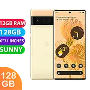 Google Pixel 6 Pro 5G (128GB, Sorta Sunny) - Refurbished (Excellent)