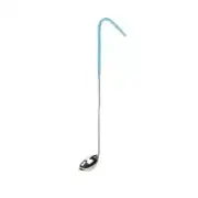 Thunder Group SLOL201 1/2 oz Stainless Steel Ladle w/ Teal Vinyl Handle