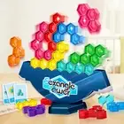 Educational Stacking Tower Game Color Learning Hexagon Block Puzzle