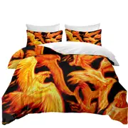 Mythology Birds Phoenix Dawn Quilt Cover