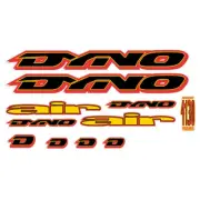 DYNO - 1995 AIR decal set for Black frame - old school bmx
