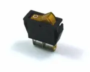CYGUSA Illuminated 110VAC ON/Off Rocker Switch - Amber