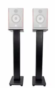 (2) Rockville 36” Studio Monitor Speaker Stands For Focal SOLO6 BE Monitors