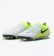 US 10 NIKE Phantom GX 2 Elite FG FJ2559-003 Metallic Silver Volt Black NO LID