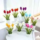 Fake Plants Artificial Tulip Flowers Tulip Flower Bonsai Office