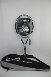 Dunlop C-Max 98 Muscle Weave Tennis Racket T858103 W/ Cover 4 3/8" Unstrung MID