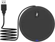 Conference USB Microphone, Computer Desk Microphone with Mute Button and LED Indicator, Plug & Play Omnidirectional Condenser PC Laptop Mics for Online Meeting/Class,Skype,Recording,Chatting,Zoom