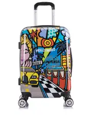 InUSA Hollywood Prints Lightweight Hardside Spinner