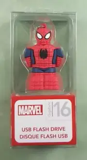 MARVEL SPIDER-MAN USB 2.0 FLASH DRIVE 16GB, BACKWARDS COMPATABLE (SHIPS FREE)*