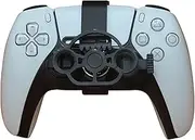 SHEAWA for PS5 3D Mini Steering Wheel Controller Gaming Racing Game Replacement Accessories (Carbon Fibre)