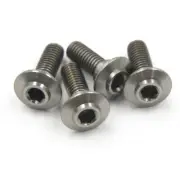 NEW Yeah Racing YA0706 64 Ti Servo Lock Screw (9mm) 4pcs FREE US SHIP