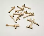 Wood Compact Action Piano Jacks With Flanges- Set of 12