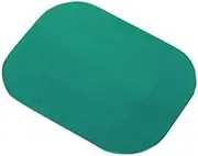 Dycem Non Slip Rectangular Pad 25 x 18 cm, Green, Precut Adhering Pad, Grip Assistance, Non-Toxic, Prevents Objects From Sliding or Rolling, Ideal for Cups, Plates, & Eating Utensils