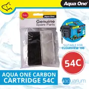 Aqua One ClearView 100 Carbon Cartridge (2pk) 54c (25054c)