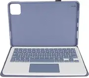 [NutriEss] Keyboard Case xiao mi Pad 6 Pro 11 Inch 2023 PU Stand Cover Magnetic Removable Wire Less Bluetooth Keyboard Black for xiao mi Pad 6 Pro (Violet)