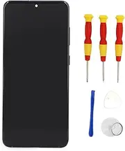 Screen Replacement for S20, Touch Screen Assembly Replacement Screen Repair Kit with Frame and Repair Tools