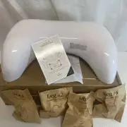 TUSHY Ottoman Relaxed 7.5" Short Toilet Stool White/White Sealed