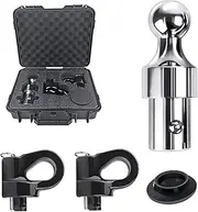 Puck System Gooseneck Hitch Kit with Box, for Select Chevy, Ford, GMC, Nissan Trucks, 2-5/16 Inch 38000 lbs GTW/ 7500 lbs VTW (Puck System Gooseneck Hitch Kit)