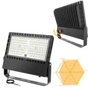 300W LED Flood Light Dusk to Dawn Outdoor, 45000 LM Super Bright Stadium Ligh...