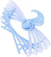 ULTECHNOVO Cute Kids Hangers 5 Pack Baby Clothes Hangers Babyspecific Design Space-Saving for Wardrobe