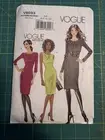 Vogue 8593 Dress Pattern 6,8,10,12 Trimmed But Not Used.