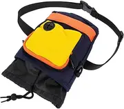 VANZACK Snack Training Fanny Pack Scented Dog Poop Bags Dog Accessories Dog Treat Bag Dog Walking Bag Dog Toothpaste Dog Treats Puppy Poo Bags Dogs Leashes Doggie Yellow Polyester