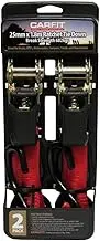 Carfit Ratchet Tie Down Strap 2 Piece Set