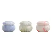 3pcs Ceramics Balm Sub Jar