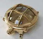 Labor Day Sale Nautical Antique Small Solid Brass Ship Bulkhead Wall Deck Light